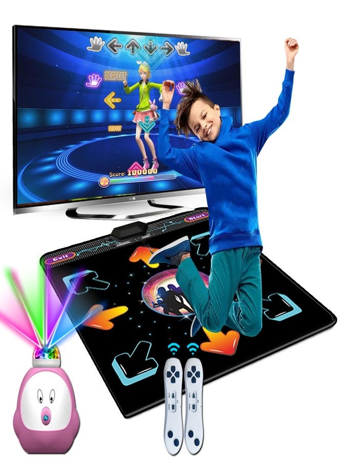 YRPRSODF Dance Mat for Kids and Adults,Electronic Dance Mats for TV,Musical Dance Game Mat for Girls Boys with AR Camera,Birthday/Christmas Day Gifts for Kids Adults - Image 1