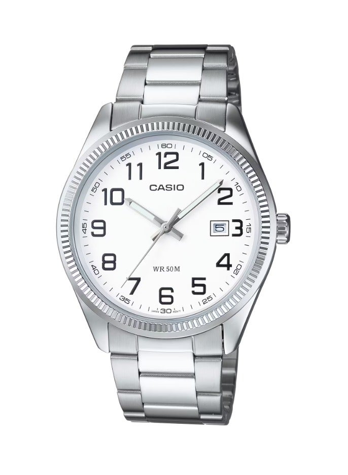 CASIO Men Analogue Quartz Watch with Stainless Steel Strap MTP-1302PD-7BVEF  - Image 1