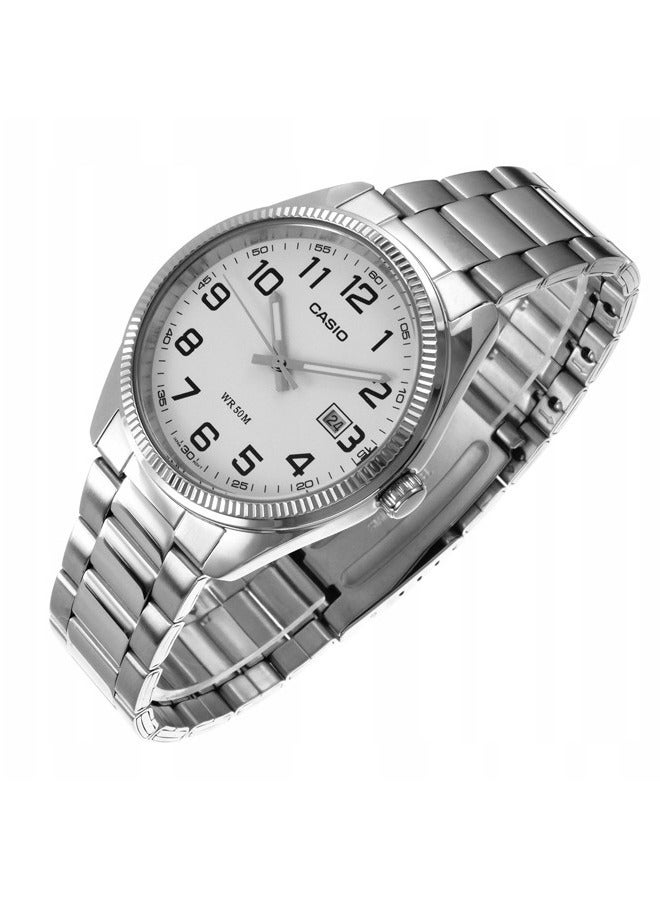 CASIO Men Analogue Quartz Watch with Stainless Steel Strap MTP-1302PD-7BVEF  - Image 2