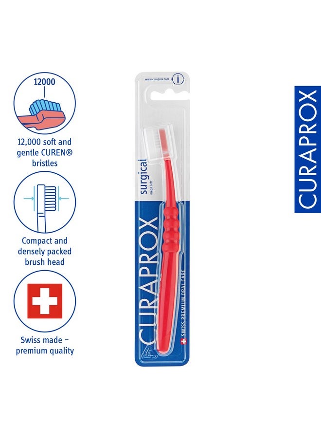 Cs Surgical Mega-Soft Toothbrush, Red - pzsku/Z62D2683C6547721EC968Z/45/_/1730727953/c313df43-7413-46ac-b823-8a452e22d05e