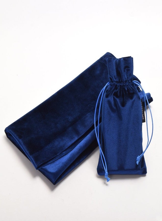 BLESSUME Wizard Tarot Table Cloth and Pouch Blue Square Divination Tarot Cloth - Image 2