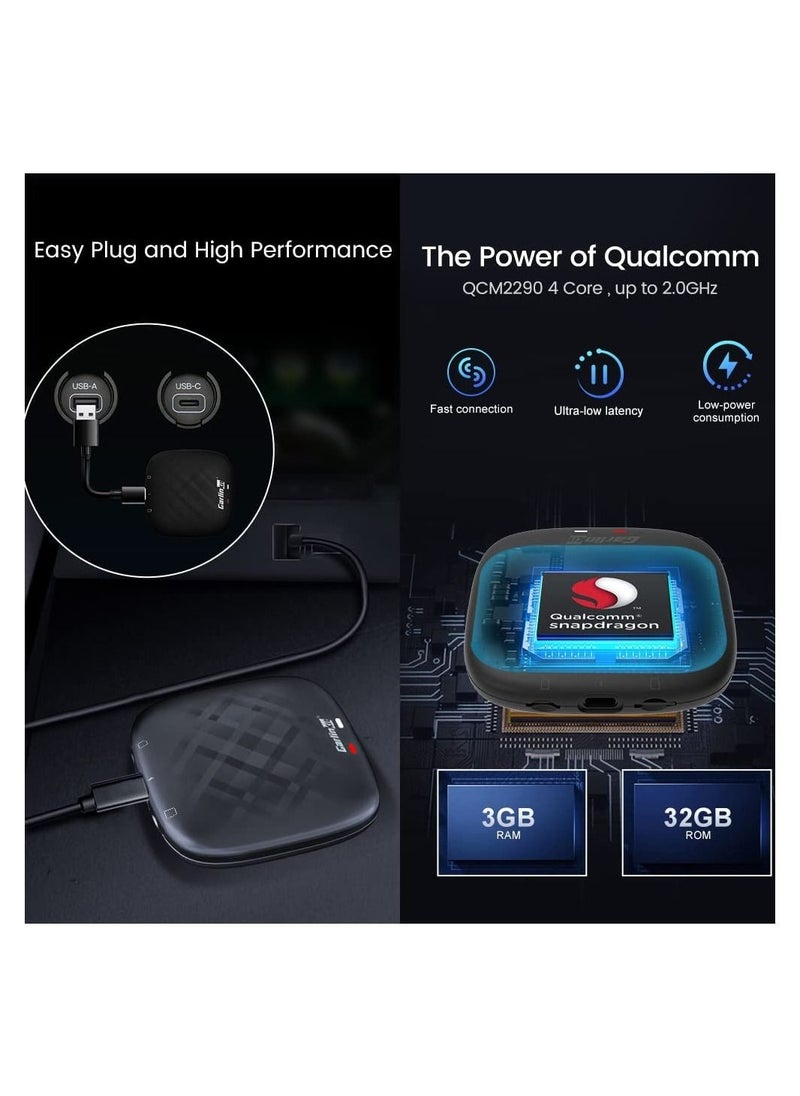 Carlinkit - Carlinkit Ai Box With Android 11 Wireless CarPlay Android Auto 3GB RAM and 32GB Memory with Built-in Google Play - Image 1