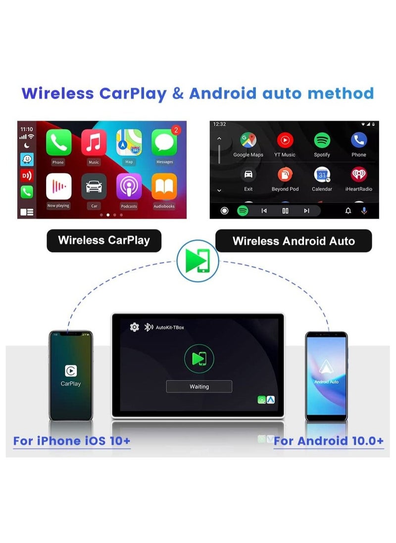 Carlinkit - Carlinkit Ai Box With Android 11 Wireless CarPlay Android Auto 3GB RAM and 32GB Memory with Built-in Google Play - Image 1