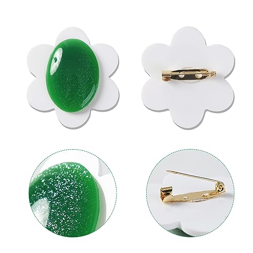 Fancheer Princess Costume Accessories Crown for Women Halloween Cosplay Dress up Green - Image 4