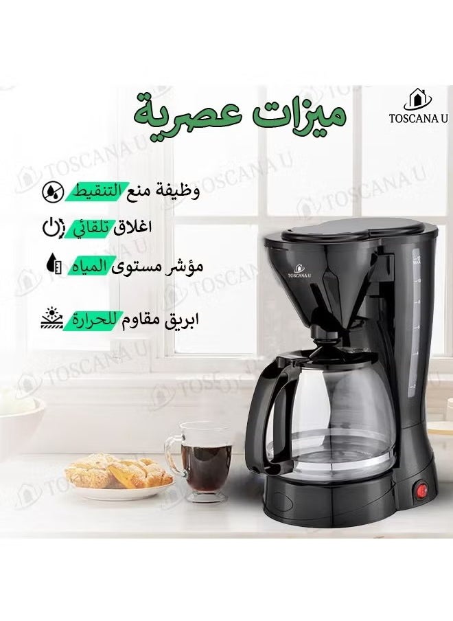TOSCANA U - 2 in 1 set of 6L 1000W electric pressure cooker and 650W coffee maker with detachable filter - Image 1