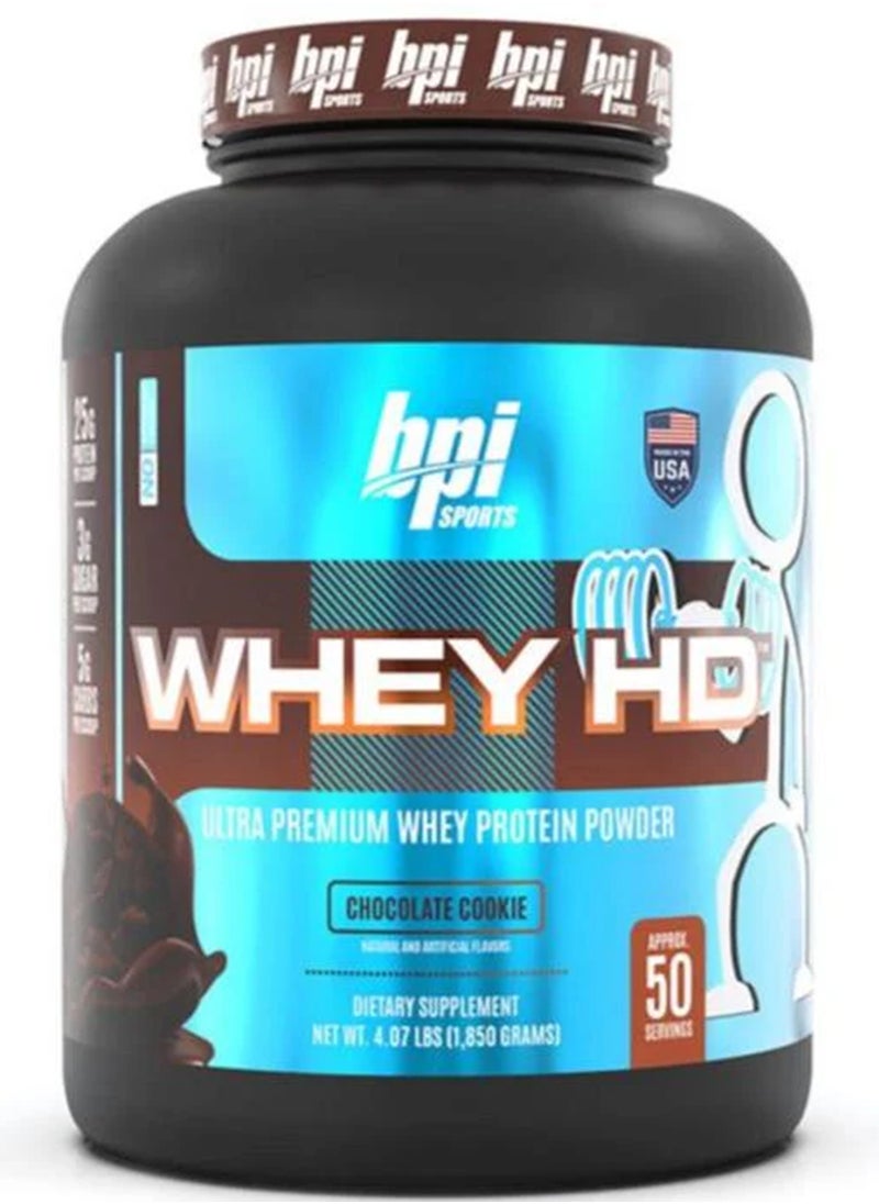 BPI SPORTS Bpi Whey Hd Chocolate Cookie (1,900G) 4.2Lbs  - Image 1
