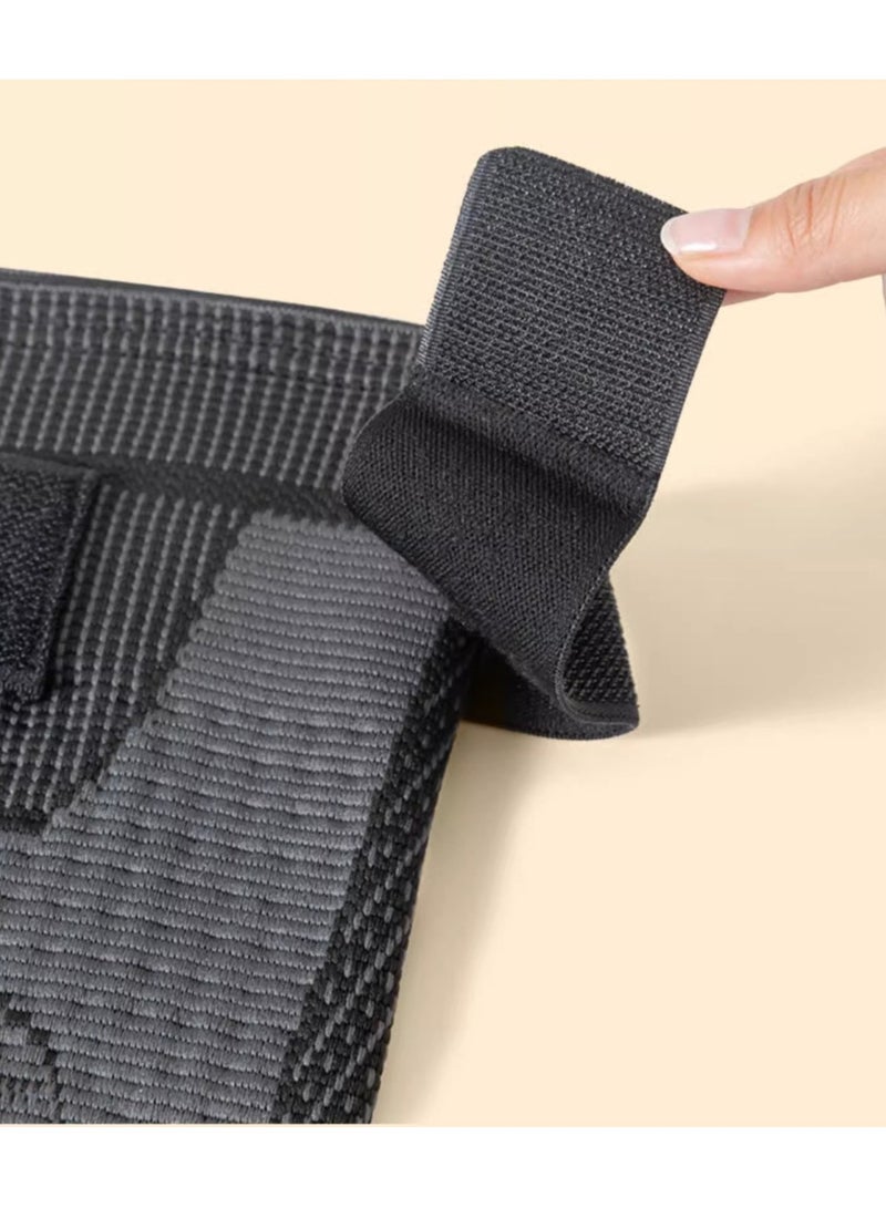 Generic 2-piece Sports Protective Knee Pads Knee Brace Compression Knee Sleeve for Men  Women Winter Warm Knee Brace Pads Self Heating Knee Sleeve Thermal Leg Warmer Sports Knee Protector  - Image 5
