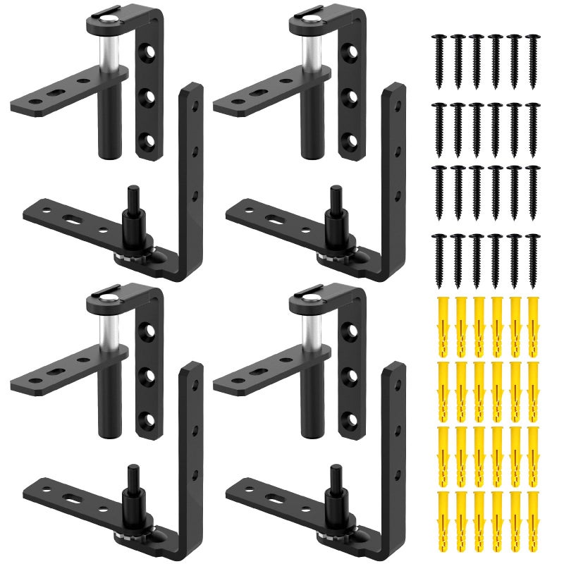 MeBantoo HeavyDuty Self Closing Saloon Door Hinges 304 Stainless Steel SelfReturn Dual Swing Cafe Hinges for Bar Patio Doors 4 Small - Image 2