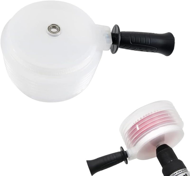 KESHU ENTERPRISE KESHU ENTERPRISE Drill Dust Collection Tool with Handle Hole Saw Accessories Dust Bowl for Installing Recessed Lights and Works with All Hole Saws Universal Hole Drilling Dust Bowl 160 MM  - Image 1