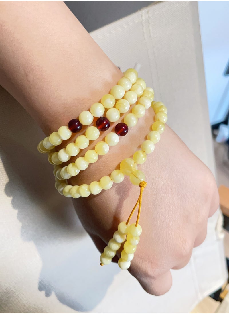 General 108 Pieces Resin Amber Prayer Beeds Tasbih/6mm  - Image 2