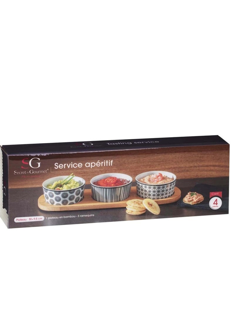 SG Bamboo Earthenware Appetizer Set (10 x 29.8 x 4.5 cm, 4 Pc.) - pzsku/Z62D2C73232A44D348A05Z/45/_/1734414668/803d03cc-dd9c-401f-8d7f-729d4479fea8