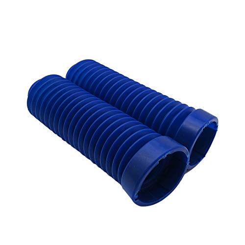 USonline911 Front Fork Shock Boots for 1983-1986 Honda ATC 250R 350X - Forks Rubber Boot Covers Blue New Set of 2 - Image 3