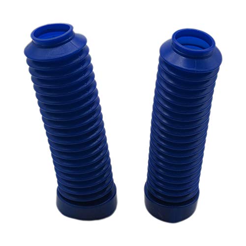 USonline911 Front Fork Shock Boots for 1983-1986 Honda ATC 250R 350X - Forks Rubber Boot Covers Blue New Set of 2 - Image 2
