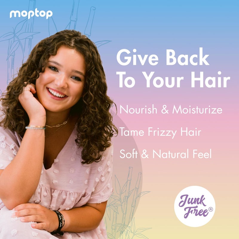 MopTop Leave In Conditioner for Curly Hair â€“ Hair Moisturizer to Soften, Moisturize & Hydrate, Anti Frizz for All Textures & Curl Types, Sulfate & Paraben Free Hair Conditioner - Image 2