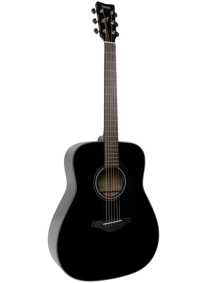 YAMAHA Yamaha FG800 Solid Top Dreadnought Acoustic Guitar, Black - Image 2