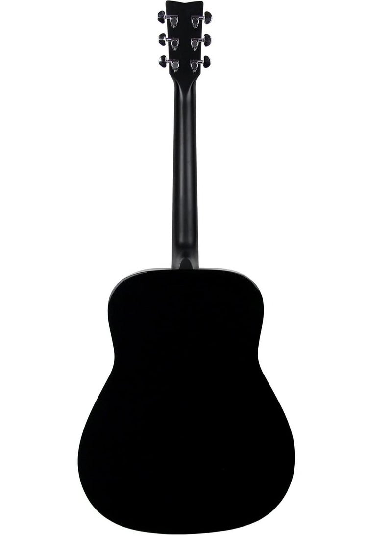 YAMAHA Yamaha FG800 Solid Top Dreadnought Acoustic Guitar, Black - Image 3