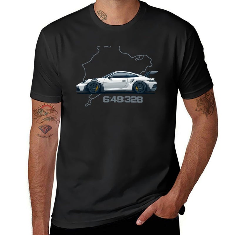 992 Gt3 Rs Nordschleife T-Shirt Plain Animal Prinfor Boys - Image 2