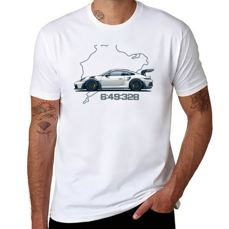 992 Gt3 Rs Nordschleife T-Shirt Plain Animal Prinfor Boys - Image 1
