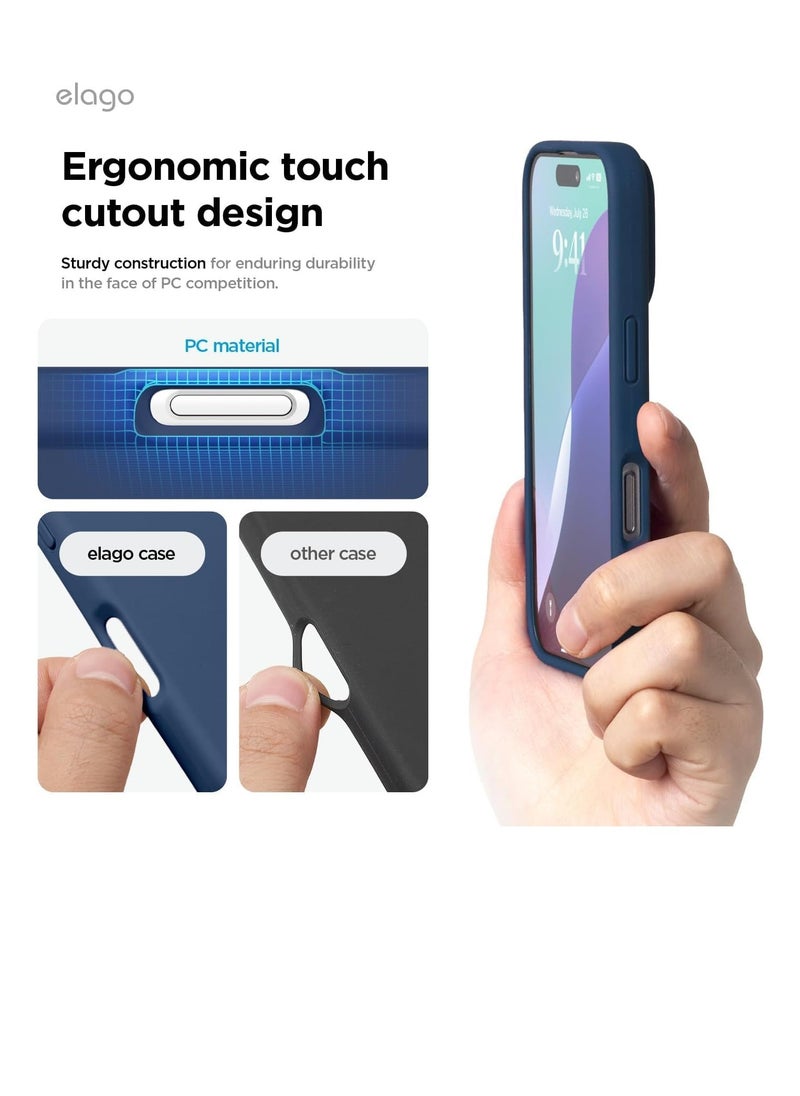 Generic - Liquid Silicone Designed for iPhone Case, with Soft Anti-Scratch Microfiber Lining, Slim Drop Protection Cover (iPhone 16 Plus) - Image 1