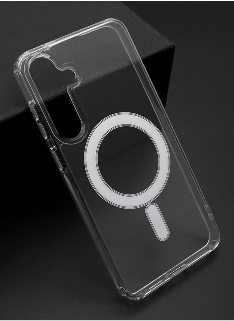 CATANES - 2Packs Samsung Galaxy S25 MagSafe Case Support Wireless Charging Slim Thin Magnetic Cover Anti Scratch Shockproof Hard Transparent Phone Case Compatible with Samsung Galaxy S25 6.2 Inch - Image 1