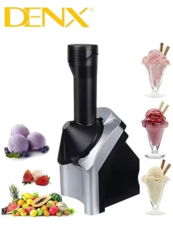 Denx Ice Cream and Frozen Dessert Maker Black/Silver DX2038 - Image 4