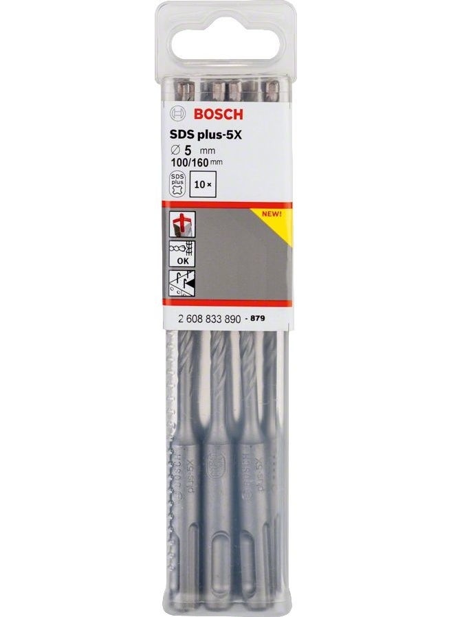 BOSCH Sds-Plus-5x 5*160 mm 10 Pack  - Image 5