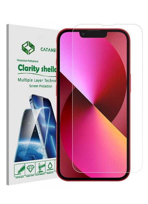 iPhone 14 Screen Protector Anti-Scratch Tempered Glass Clear HD Edge to Edge Full Coverage 9H Case Friendly Film 6.1 inch