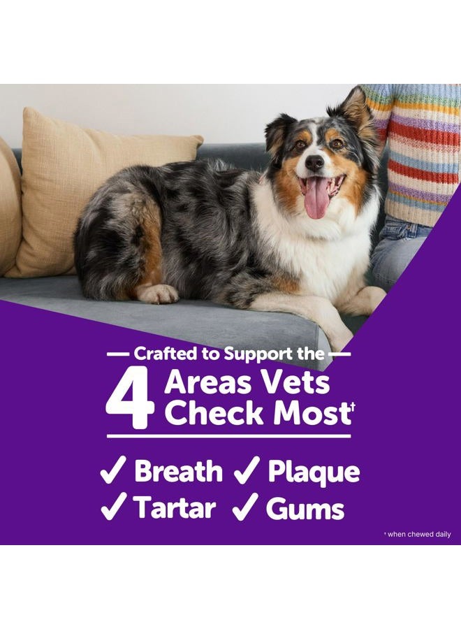 WHIMZEES Dental Treat Pet Food, Grain Free Daily Long Lasting Dog Dental Treats, Vegetable, 28 Count (Pack of 1), WHZ582 - Image 4