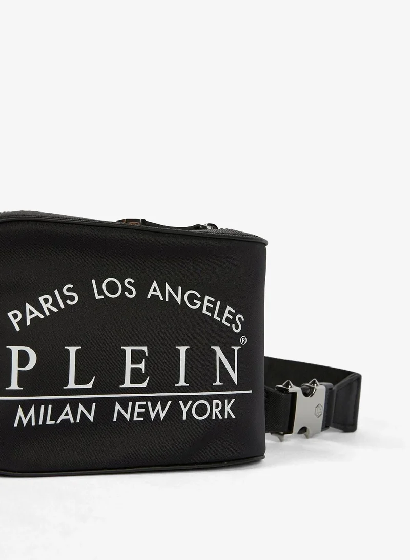 PHILIPP PLEIN  Black Logo Pouch Belt Bag for Men | Best Price UAE