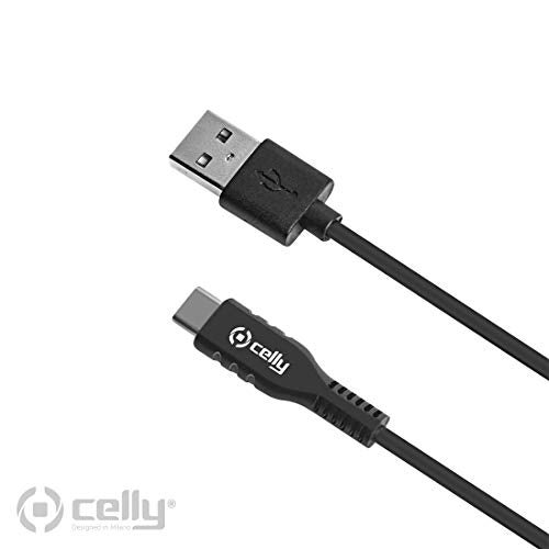 Celly USB Type A to Micro USB Data and Charging Cable, 480 MBPS Data and Sync, 2.4A Fast Charge, Light Weight, Durable, PVC Cable, 1 Meter (Black) (USBMICROB) - Image 3