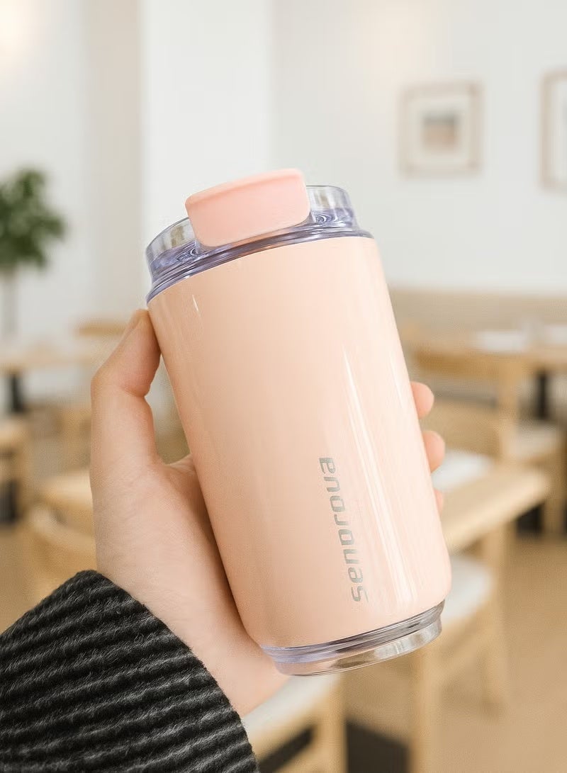 SENOROVA Travel Coffee Mug, 320ml Insulated Beverage Cup With Leakproof Lid, Long Lasting Coffee Tumbler With Lid And Straw, Travel Coffee Thermos - Image 1