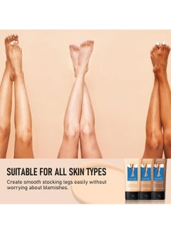 lakerain Leg Makeup Waterproof No Transfer, Leg Cover up Makeup Long Lasting Body Foundation  - Image 4