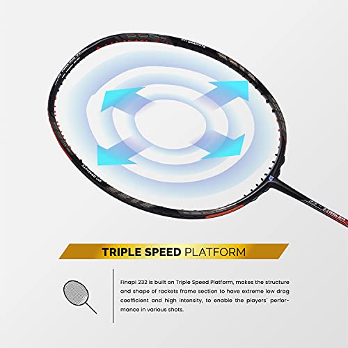 Apacs Z-Ziggler (Unstrung, 38 LBS Max Tension) 6.4mm Slim Shaft | Made in Vietnam | 100% Japanese Graphite Badminton Racket with Free Full Cover | G2-4 1/8 inches (Black Red) - Image 3