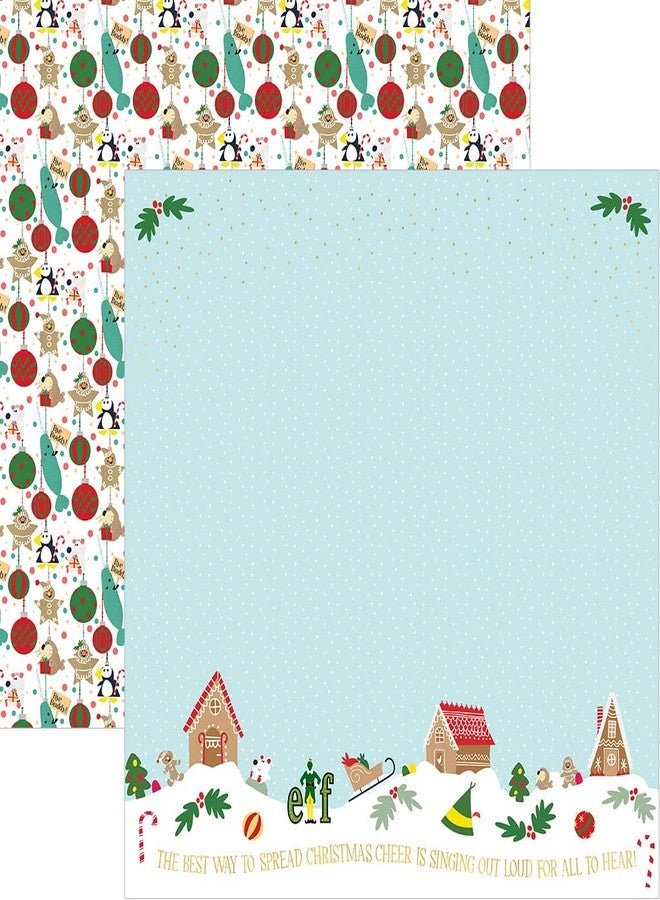 Paper House Productions Elf Movie 12" x 12" 9-Sheet Decorative Double Sided Paper Pack for Scrapbooking and Crafts - Image 3