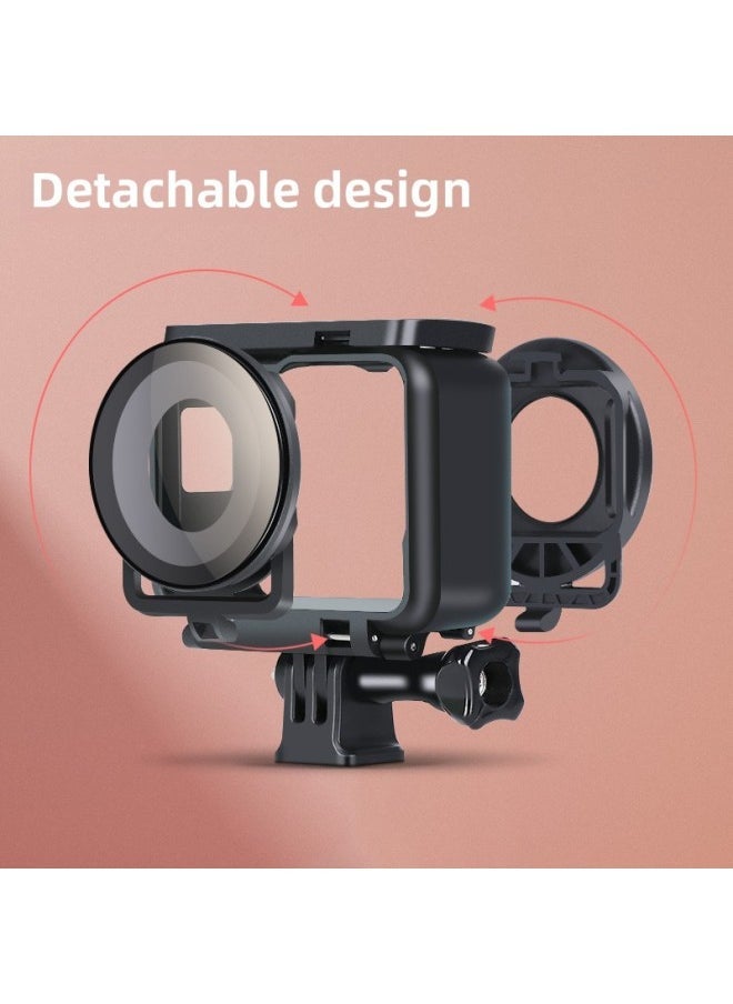 Applicable To Insta360oneR Panoramic Camera Protection Frame UV Filter Protection Frame Drop-resistant Protection Frame Accessories-Color:360 One R Leica Border - Image 3