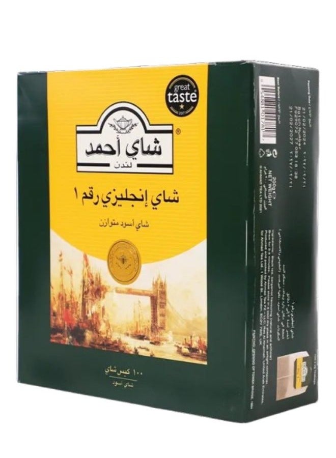 Ahmad Tea English Tea 100 Teabags (200g) - Image 2