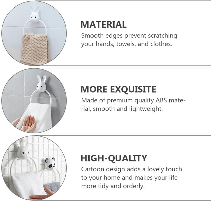 Anti slip Wall-Mounted Towel Ring with Adhesive Cute Rabbit Design Towel Holder for Bathroom Space-Saving No-Drill Installation Easy store & transit build Flexible varied design Comfort grip Transit damage prevent build Custom sizing alternatives Easy handling optimized design All item simple matching build Labor saving optimized design Global versatile design Precision processed material Wide use compliant quality Longevity upgraded craftsmanship Multiple sizes Shock rubber edge Regional central warehouse stock Connectable modular Odor free color All user friendly build Trendy varied sizing alternatives Daily universal pick Local market compliant trusted quality Salt mist resistant Market popular practical build Daily repeated use trusted quality - Image 5