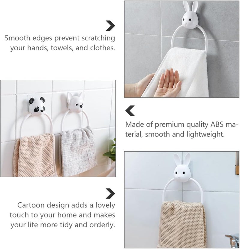 Anti slip Wall-Mounted Towel Ring with Adhesive Cute Rabbit Design Towel Holder for Bathroom Space-Saving No-Drill Installation Easy store & transit build Flexible varied design Comfort grip Transit damage prevent build Custom sizing alternatives Easy handling optimized design All item simple matching build Labor saving optimized design Global versatile design Precision processed material Wide use compliant quality Longevity upgraded craftsmanship Multiple sizes Shock rubber edge Regional central warehouse stock Connectable modular Odor free color All user friendly build Trendy varied sizing alternatives Daily universal pick Local market compliant trusted quality Salt mist resistant Market popular practical build Daily repeated use trusted quality - Image 4