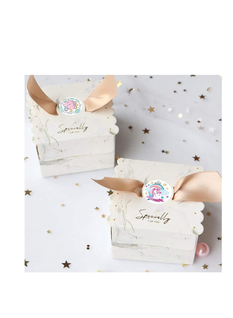 1000 Pieces Unicorn Stickers for Kids, Cute Label DIY Stickers, Self Adhesive Decoration School Birthday Party Gift Bag Decorations and Crafts - Image 3