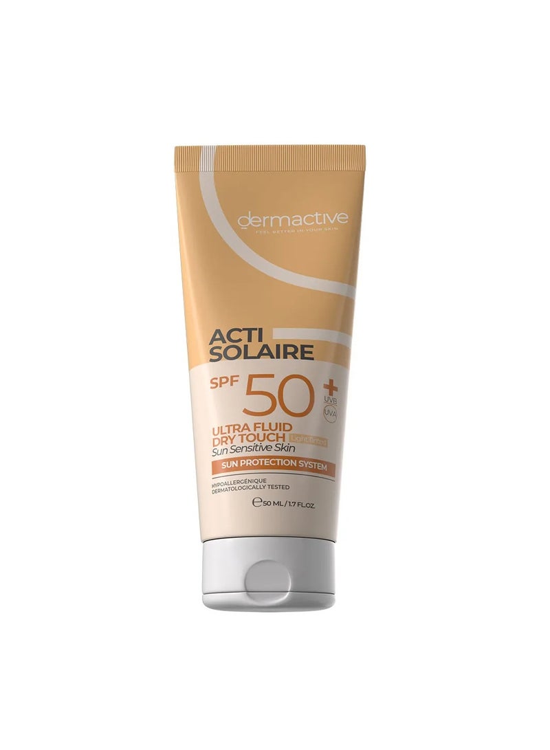 Acti-Solaire Spf 50+ Ultra Fluid Light Tinted