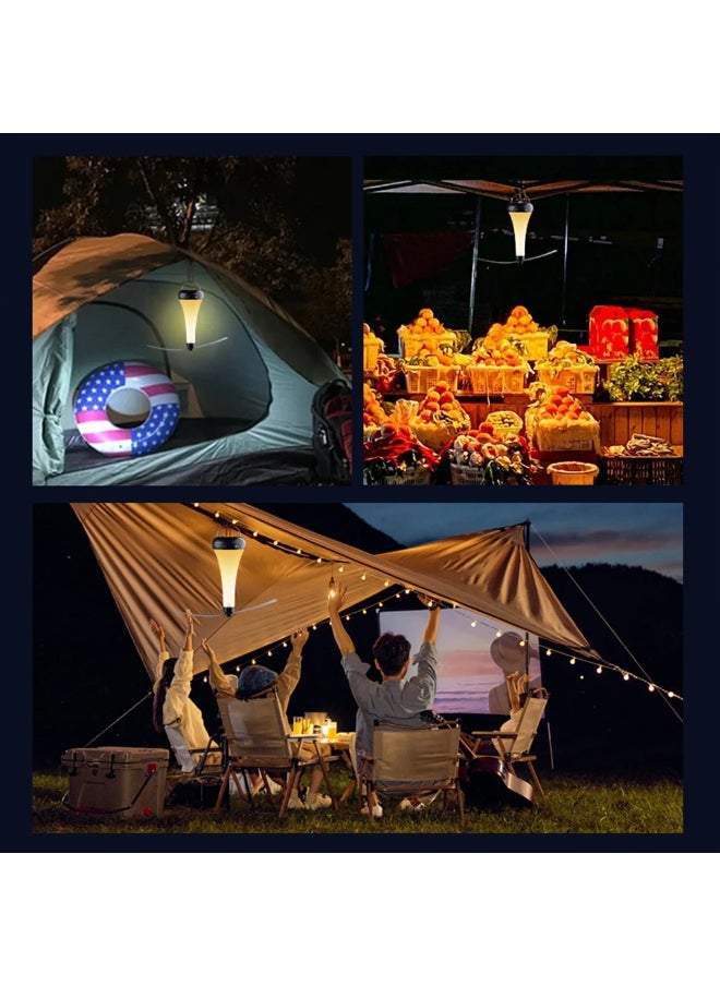 Fly Fans for Tables, Indoor and Outdoor Fly Repeller Fan with Light, Anti-Insect for Picnic, Parties, Restaurants, BBQ, Durable