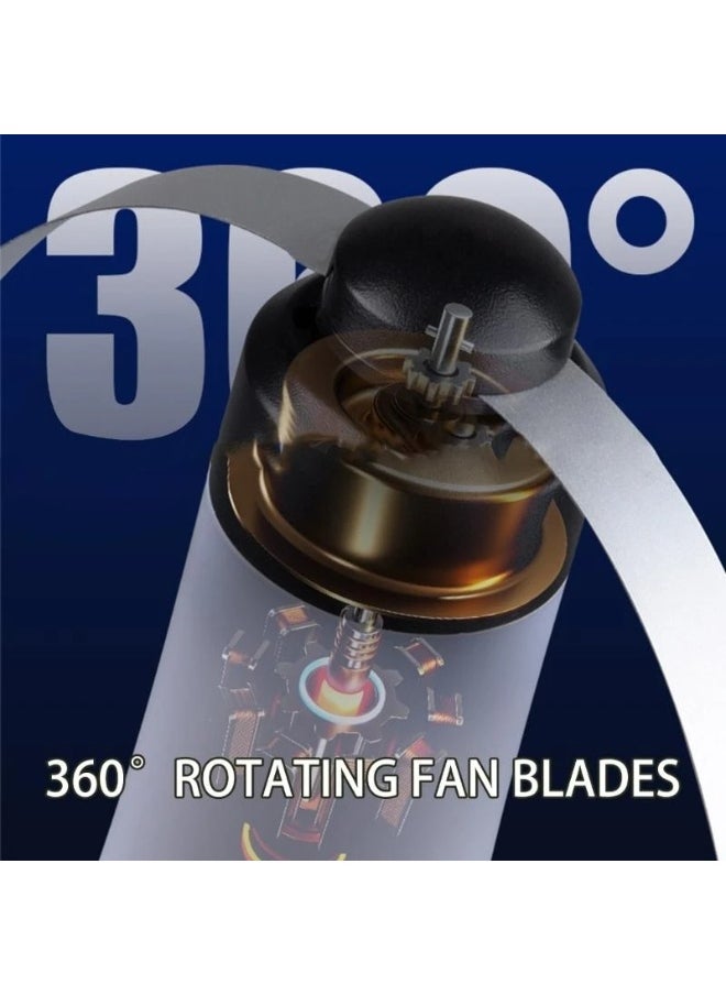 Fly Fans for Tables, Indoor and Outdoor Fly Repeller Fan with Light, Anti-Insect for Picnic, Parties, Restaurants, BBQ, Durable