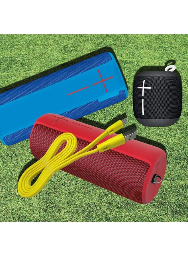 Hyacinyh USB Fast Charger Cable Power Line Supply Cord Compatible with for Logitech UE Boom/Boom 2/ Boom 3 Megaboom, Miniboom, Roll Wireless Speaker and Logitech Headphone - Suit - Image 5