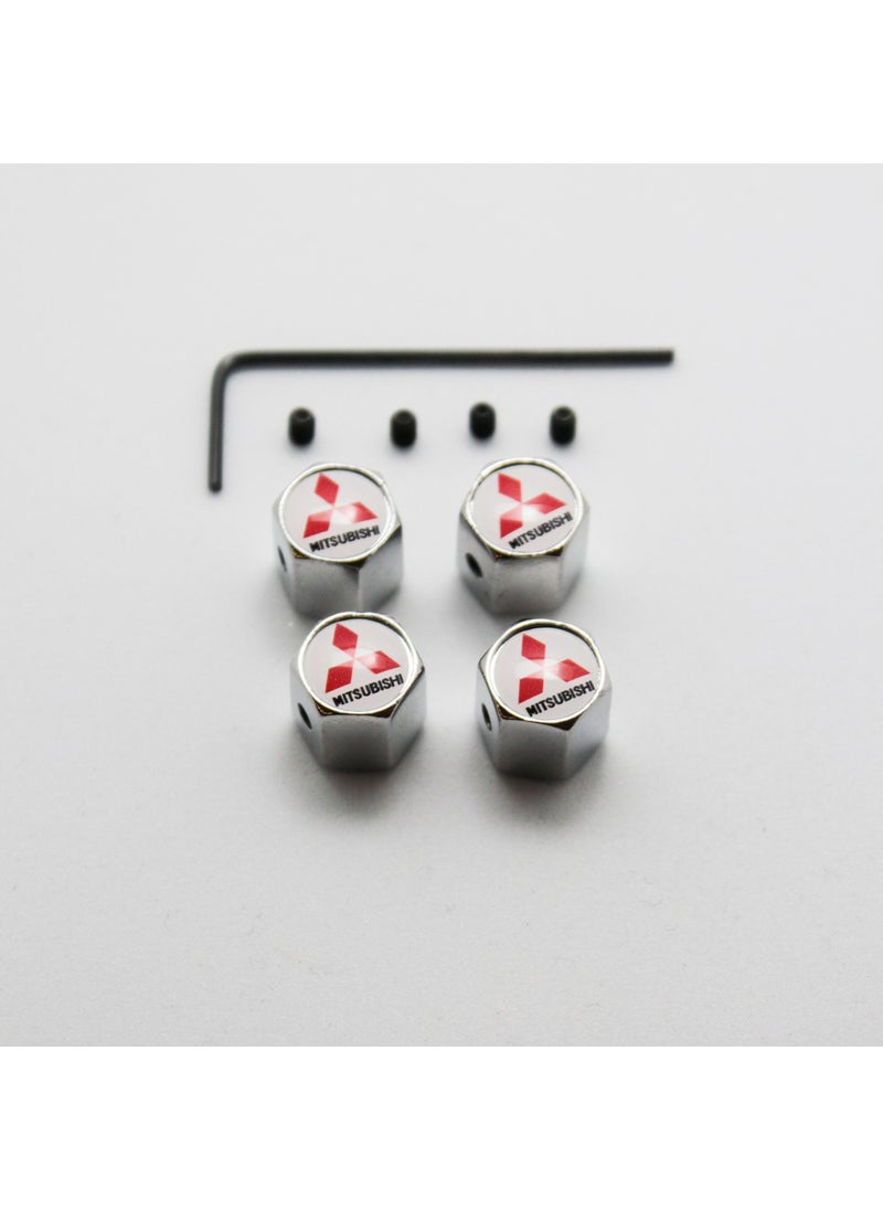 Ripido Mitsubishi Logo Valve Cover Allen Model Silver Color Safe Against Theft 