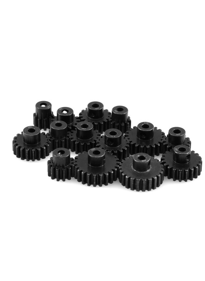 Generic Blackened Hardened 3.175 Hole 32P Gear Made Of 45# Steel For Motor Vehicle Use Yfan Brand Toy Metal Material Unisex Bag Packaging-Color:14T  - Image 5
