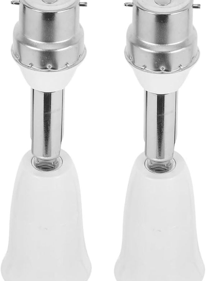 Light Socket Extender 2 Pack Extendable Vertical Horizontal Threaded Base Adapter - Image 2