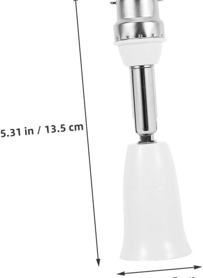 Light Socket Extender 2 Pack Extendable Vertical Horizontal Threaded Base Adapter - Image 3
