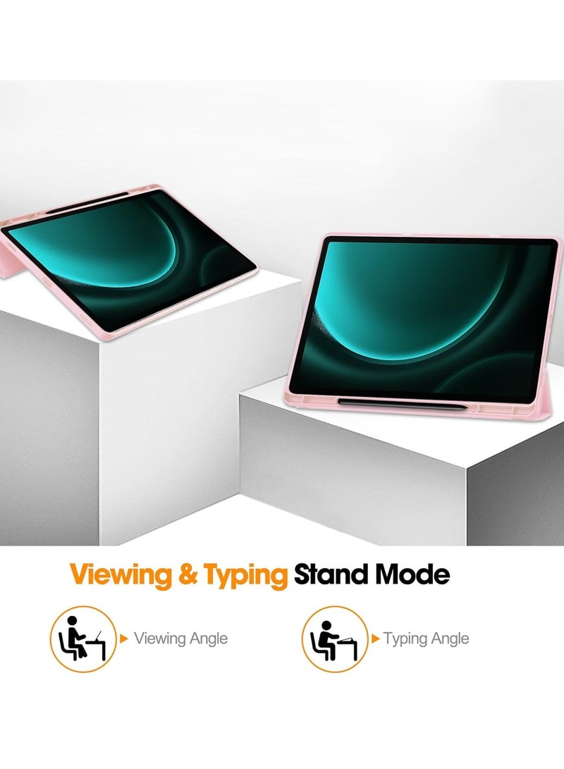 general Compatible with Samsung Galaxy Tab S10 Plus Case 12.4 inch 2024, TPU Flexible Back Cover with Pencil Holder and Auto Wake/Sleep For Tab S10+ - Image 3