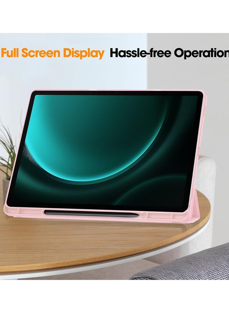 general Compatible with Samsung Galaxy Tab S10 Plus Case 12.4 inch 2024, TPU Flexible Back Cover with Pencil Holder and Auto Wake/Sleep For Tab S10+ - Image 4