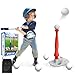 EagleStone T Ball Sets for Kids 35 58 Tee Ball Set for Toddlers Baseball Outdoor Toy Includes 6 Large Balls Adjustable Teeball Batting Tee Tball Games for Boys  Girls Kids Ages 312 Years - Image 4